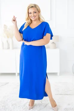 Polski Chabrowa Sukienka CASABLANCA