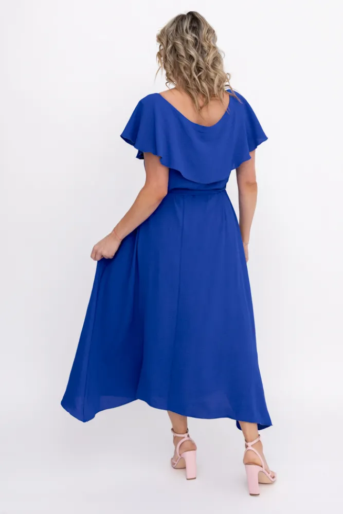 Polski Chabrowa Sukienka DENVER