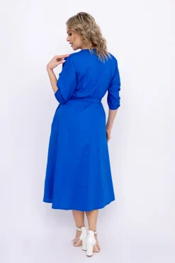 Włoski Chabrowa Sukienka EGERA