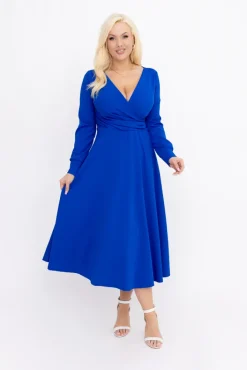 Włoski Chabrowa Sukienka FEZANTI