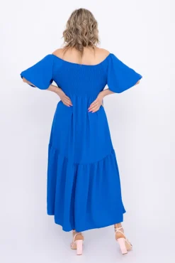 Włoski Chabrowa Sukienka FINURI