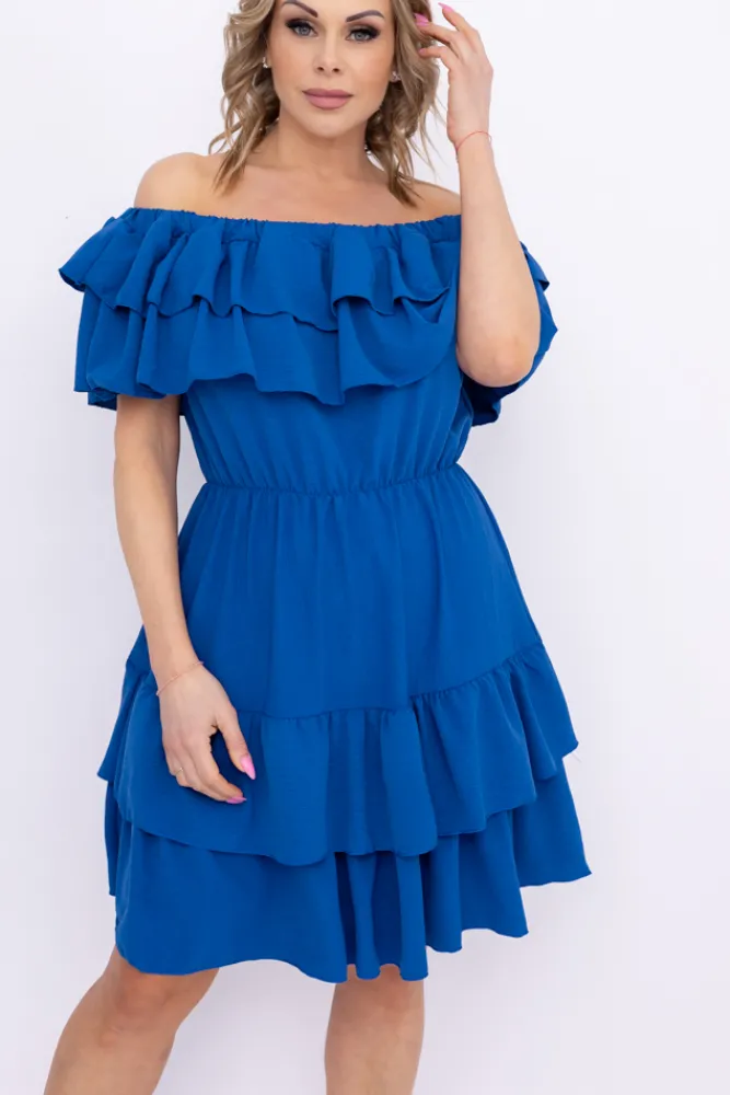 Włoski Chabrowa Sukienka hiszpanka VILIENO