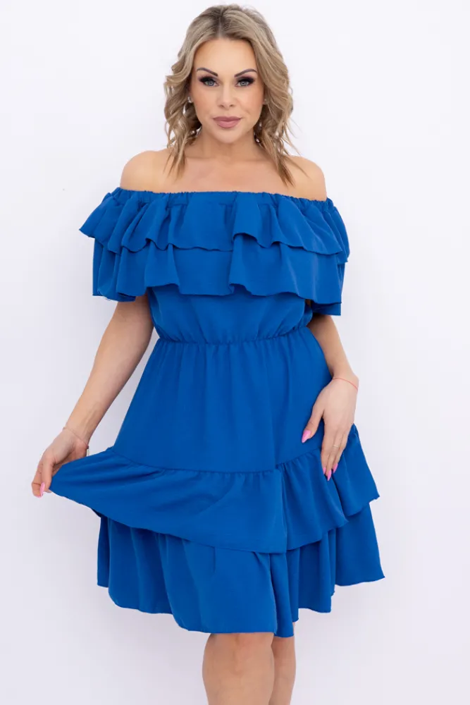 Włoski Chabrowa Sukienka hiszpanka VILIENO