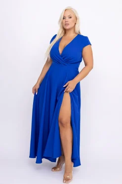 Polski Chabrowa Sukienka LOREDANA