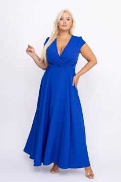 Polski Chabrowa Sukienka LOREDANA