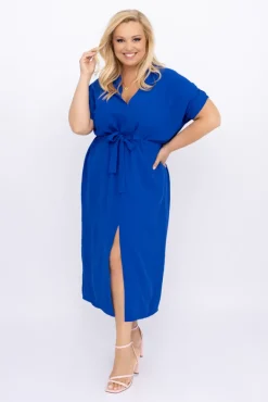 Polski Chabrowa Sukienka MICHIGAN