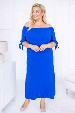 Polski Chabrowa Sukienka NOBI