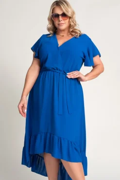 Polski Chabrowa Sukienka RHODIO