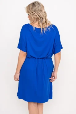 Polski Chabrowa Sukienka SATURIO