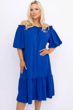 Włoski Chabrowa Sukienka SENEZI