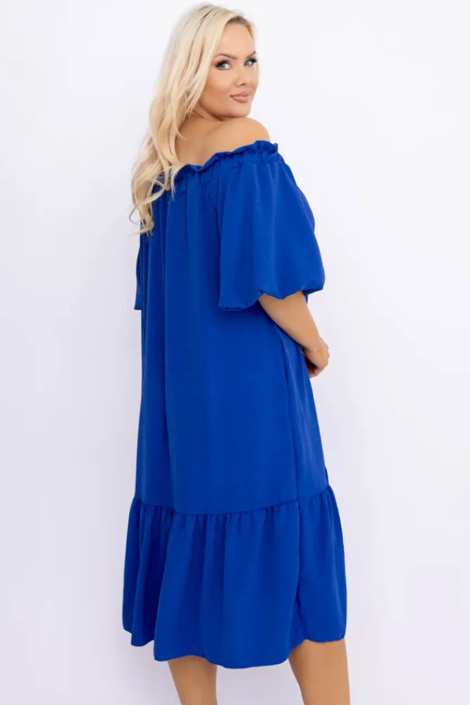 Włoski Chabrowa Sukienka SENEZI