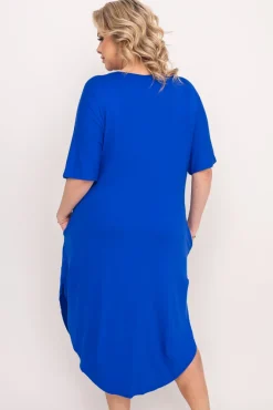 Polski Chabrowa Sukienka SPINER