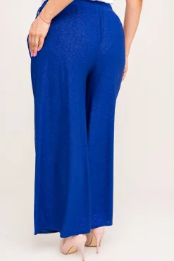 Damskie Polski Chabrowe Spodnie kuloty brokatowe WIGIO