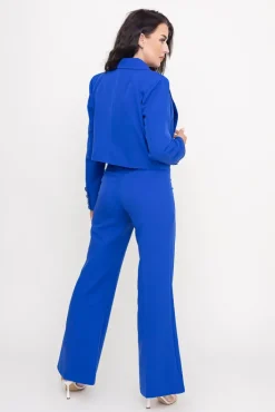 Damskie Polski Chabrowy Garnitur dwurzędowy PINA COLADA