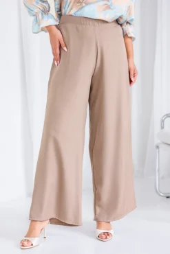 Damskie Polski Ciemnobeżowe Spodnie DALIEN