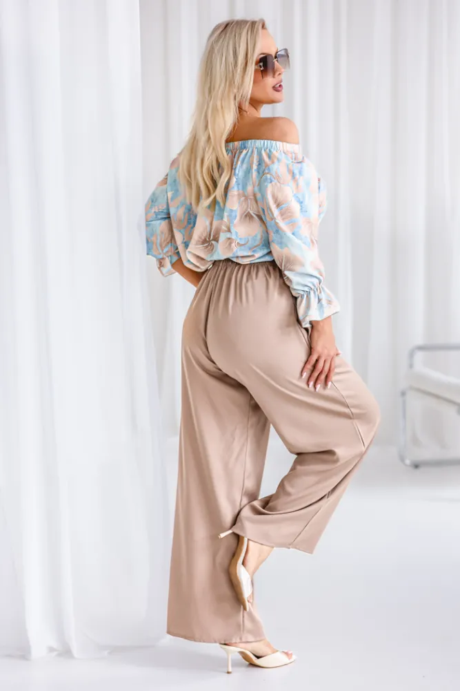 Damskie Polski Ciemnobeżowe Spodnie DALIEN