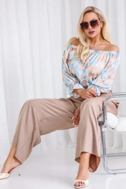 Damskie Polski Ciemnobeżowe Spodnie DALIEN