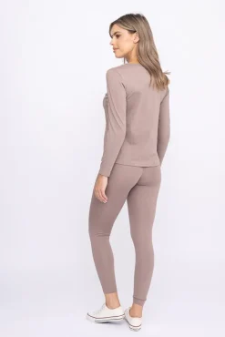 Damskie Polski Ciemno Komplet Sportowy z długim rękawem SPINTI