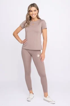 Damskie Polski Ciemno Komplet Sportowy z krótkim rękawem SPINTI