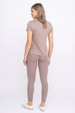 Damskie Polski Ciemno Komplet Sportowy z krótkim rękawem SPINTI