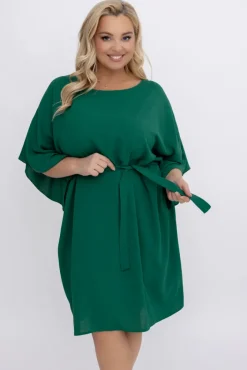 Damskie Polski Ciemnozielona Tunika kimono LUNDIA