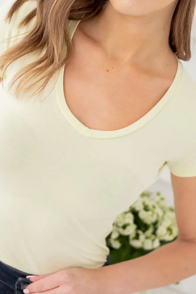 Damskie Polski Cytrynowa Bluzka GELDI