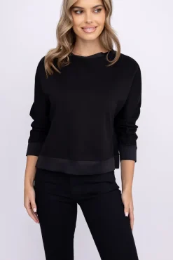 Damskie Włoski Czarna Bluza dresowa FORMI