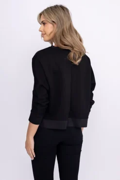 Damskie Włoski Czarna Bluza dresowa FORMI