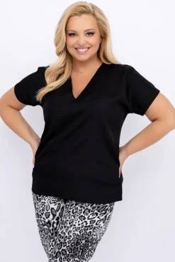 Damskie Polski Czarna Bluzka ARTEZIO