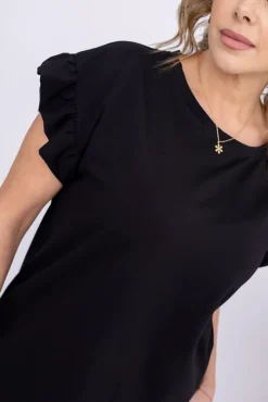 Damskie Polski Czarna Bluzka BELLO