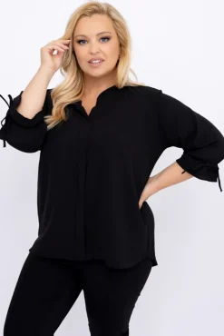 Damskie Polski Czarna Bluzka CRYNO
