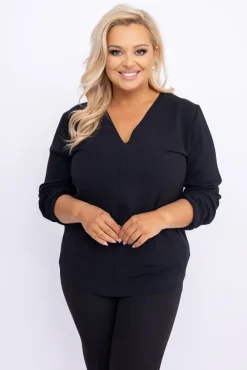 Damskie Polski Czarna Bluzka PRUDI