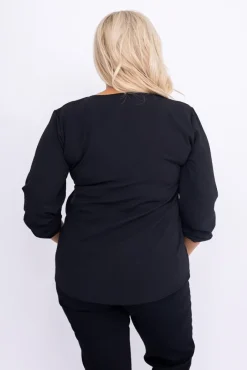 Damskie Polski Czarna Bluzka PRUDI