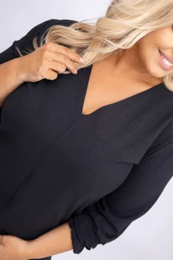 Damskie Polski Czarna Bluzka PRUDI