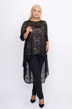 Damskie Polski Czarna Bluzka RIKKA