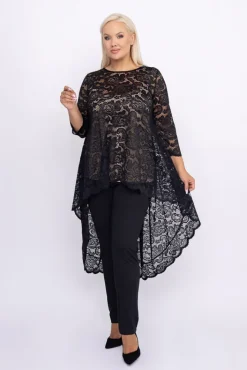 Damskie Polski Czarna Bluzka RIKKA