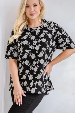 Damskie Polski Czarna Bluzka SEGERI