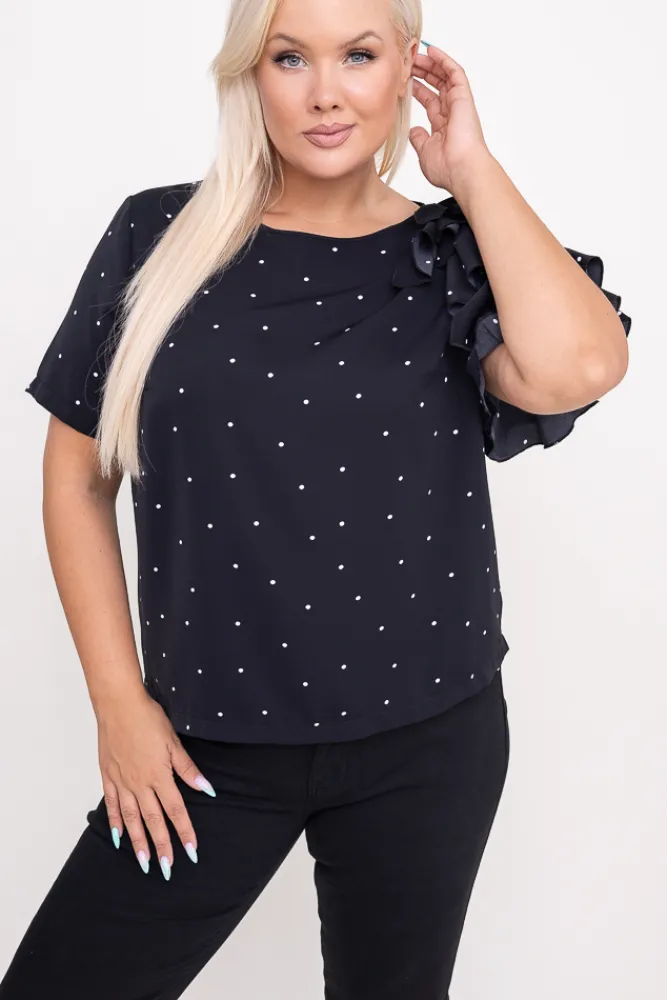 Damskie Polski Czarna Bluzka TORRERI