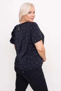 Damskie Polski Czarna Bluzka TORRERI