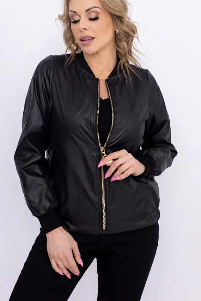 Damskie Polski Czarna Bomberka REMENTO