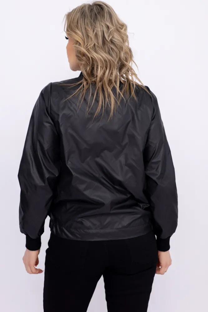 Damskie Polski Czarna Bomberka REMENTO