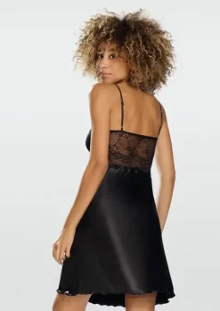 Polski Czarna Halka satynowa PERI