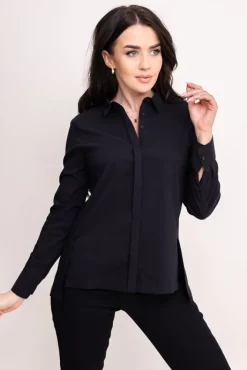 Damskie Polski Czarna Koszula NYMERO