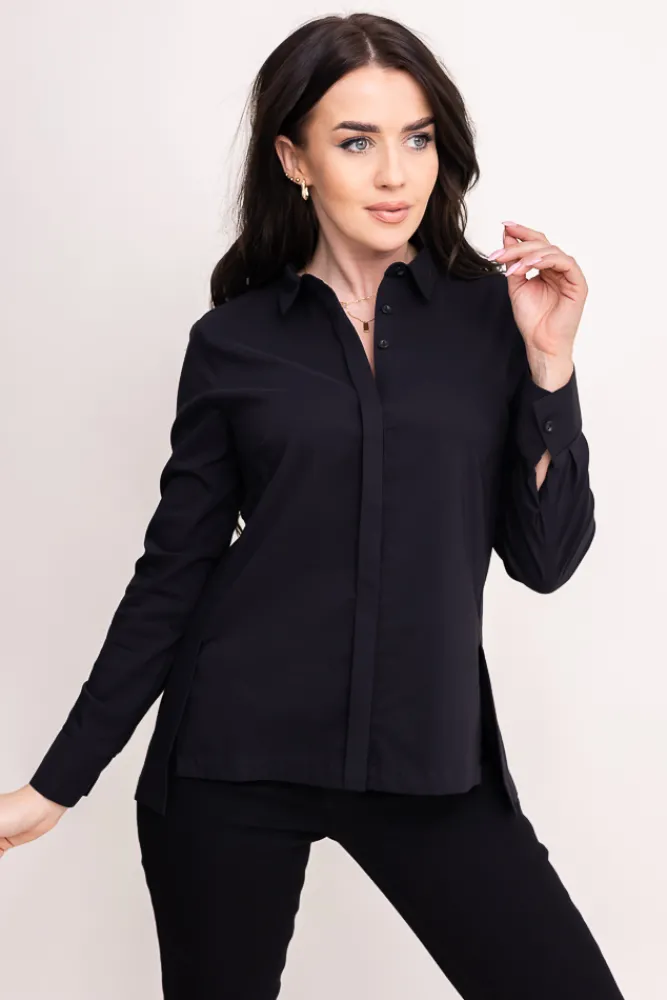 Damskie Polski Czarna Koszula NYMERO