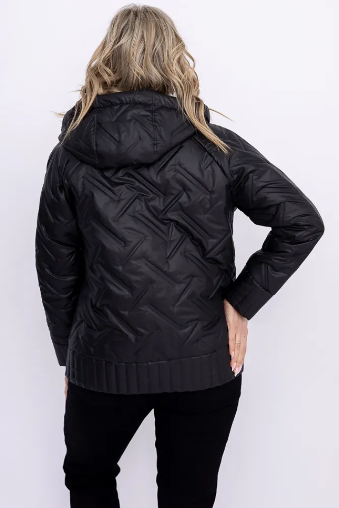 Damskie Polski Czarna Kurtka wiosenna VEDERI