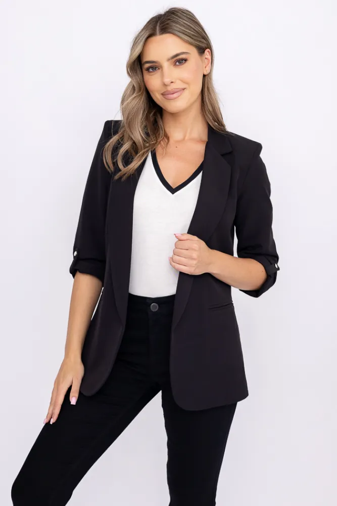 Damskie Polski Czarna Marynarka LOTI