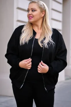 Damskie Polski Czarna Narzutka MACY