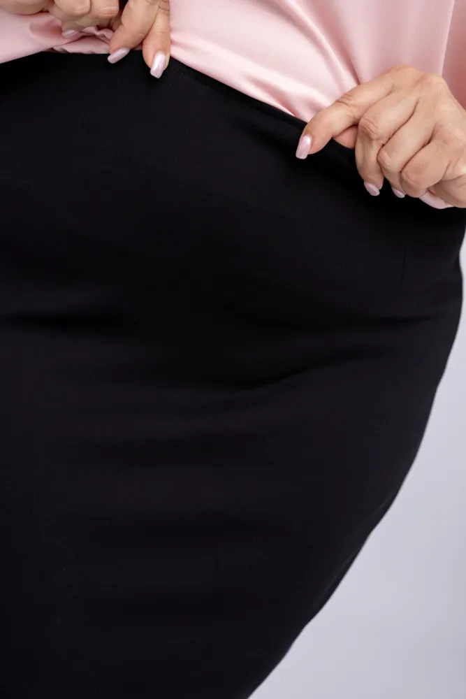 Polski Czarna Spódnica ołówkowa PARIAMI