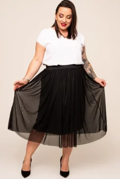 Polski Czarna Spódnica Tiulowa DANDI