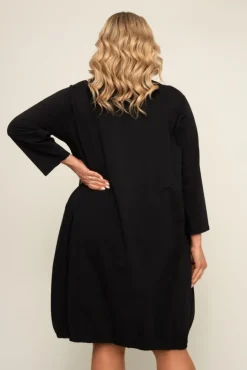 Polski Czarna Sukienka BALIN